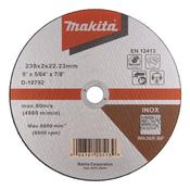 Thin Slitting Disc for Stainless Steel 230mm x 1..2mm x 22.23mm A60T 1 pcs image