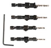 Countersink with drill bit set 4 pcs image