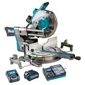 40V XGT 305mm Slide Mitre Saw, 2x 2.5Ah Batts, DC40RA Charger. image