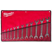 MILWAUKEE 12 PIECE DOUBLE OPEN END SPANNER SET image