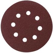 Velcro Red Abrasive Disc 125mm Punched 40G 10 Pack image