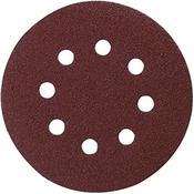 Velcro Red Abrasive Disc 125mm Punched 120G 10 Pack image