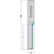 Straight Double Flute TCT 12mm x 64mm 1/2 1 pc image