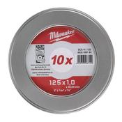Thin cutting disc for metal PRO+, 125 x 1 x 22.2 mm (10 pcs.)