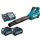 40V MAX XGT BRUSHLESS BLOWER WITH 2X 2.5AH BATTERY AND DC40RA CHARGE