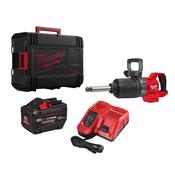 M18™ ONE-KEY™ FUEL™ High Torque 1" Impact Wrench D-Handle Long Anvil Friction Ring (1 x 12.0Ah FORGE battery, charger, 4933499252