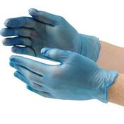 Vinyl blue powder free gloves 1000 per case image