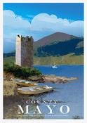 County Mayo, featuring Kildavnet Castle on Achill Island image