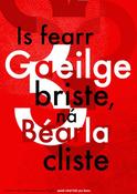 Is Fearr Gaeilge briste ná Bearla cliste image