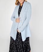 Glenross Waterfall Cardigan Ice Blue image