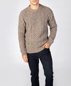Carraig Luxe Aran Sweater Rocky Ground image
