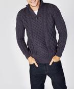 Dromore Aran Troyer Navy Marl image