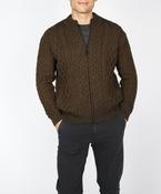 Ardross Aran Cardigan Forest Marl
