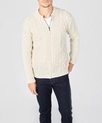 Ardross Aran Cardigan Natural