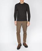 Cuileann Aran Crew Neck Sweater Anthracite image