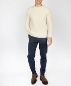 Cuileann Aran Crew Neck Sweater Natural image
