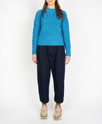 Liberty Diamond Crew Neck Forget-Me-Not Blue