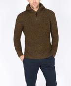 Owenroe Ribbed Troyer Sweater Desert Marl