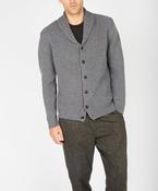 The Luxe Merino Shawl Cardigan Smoke