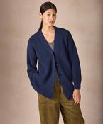 The 'Frankie' Boyfriend Cardigan Rich Navy