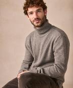 The Portlaw Cashmere Polo Neck Jumper Rocky Ground