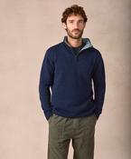 The Tullow Cashmere Half Zip Jumper Rich Navy
