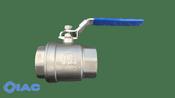 PROFEC 2-PC BALL VALVE 316 1"1/2 FEMALE THREAD 70BAR CODE: 0090947 image