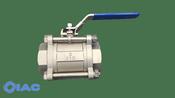 PROFEC 3-PC BALL VALVE 316 2" FEMALE THREAD 70BAR CODE: 0090958 image