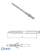 Rawplug threaded bar