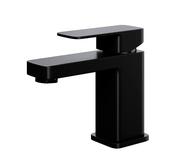 Lanza Matt Black Square Mono Basin Mixer Tap image