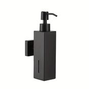 Matt Black Soap Dispenser | Wall Mounted, Stainless Steel image