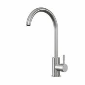 Tivoli Brushed Steel Kitchen Tap | Single Lever Mixer image