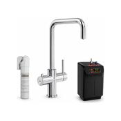 Instant Boiling Water Tap | 3 in 1 Chrome with 2.4L Tank &amp; Filter