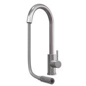 Cato Brushed Steel Kitchen Tap with Pull Out Spray | Hose image