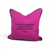 Irish Linen Oscar Wilde Cushion image