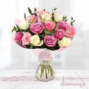 Candy Cane Rose Bouquet