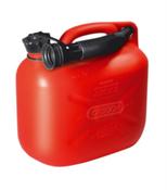 Oregon Red 5L Fuel Can with flexible spout