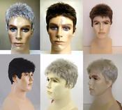 Short hair hotsell wig male image