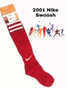 Nike socks with hotsell colored swoosh image