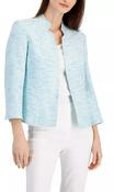 Anne klein hotsell tweed blazer image
