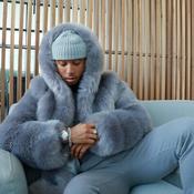 Ebay mens hotsell fur coats image