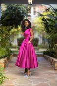 Midi length hotsell evening dresses image