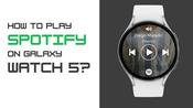 Galaxy smartwatch hotsell spotify image
