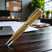 Shannon - Rollerball - in Irish Elm (Chrome)