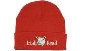 Irish Texel Beanies - red