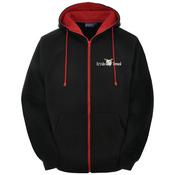 Irish Texel Full Zip Hoody - xl / black-red