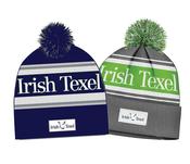Irish Texel Jacquard Beanie - navy