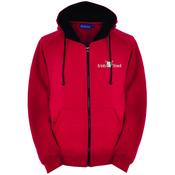 Irish Texel Full Zip Hoody - xs / redblack