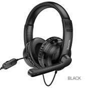 Hoco W103 Magic Tour With Omni-Directional Microphone Gaming Headset | Black image