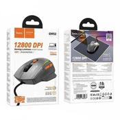 Hoco GM52 Reddy RGB 12800 DPI Gaming Wired Mouse Black &amp;amp; Gray